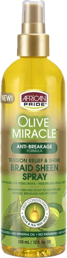 African Pride Braid Sheen Spray