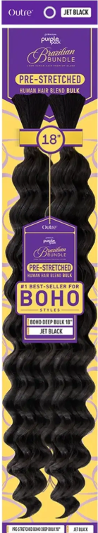 Pre-Stretched Boho Curl Bulk 24" – Single Pack